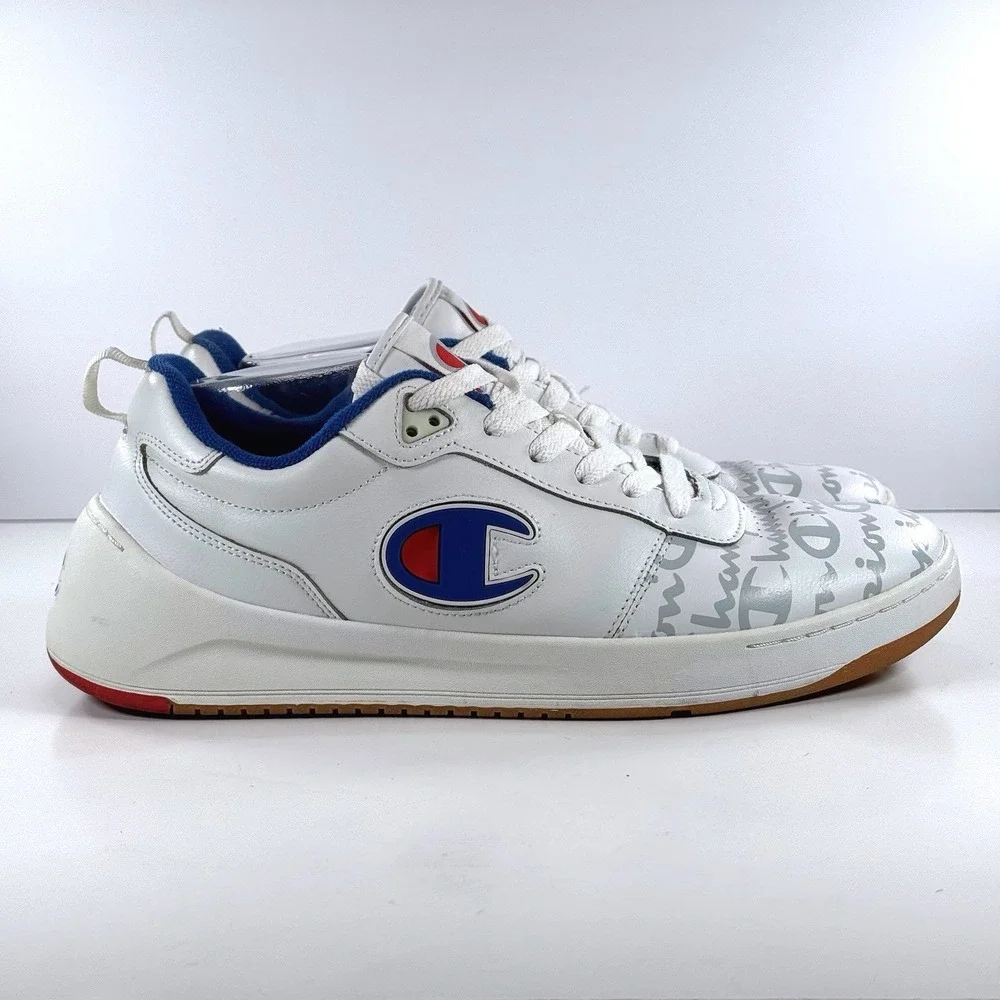 Champion Super C Court Low Print White Shoes Logo Print Limited Men's‎ Size 12